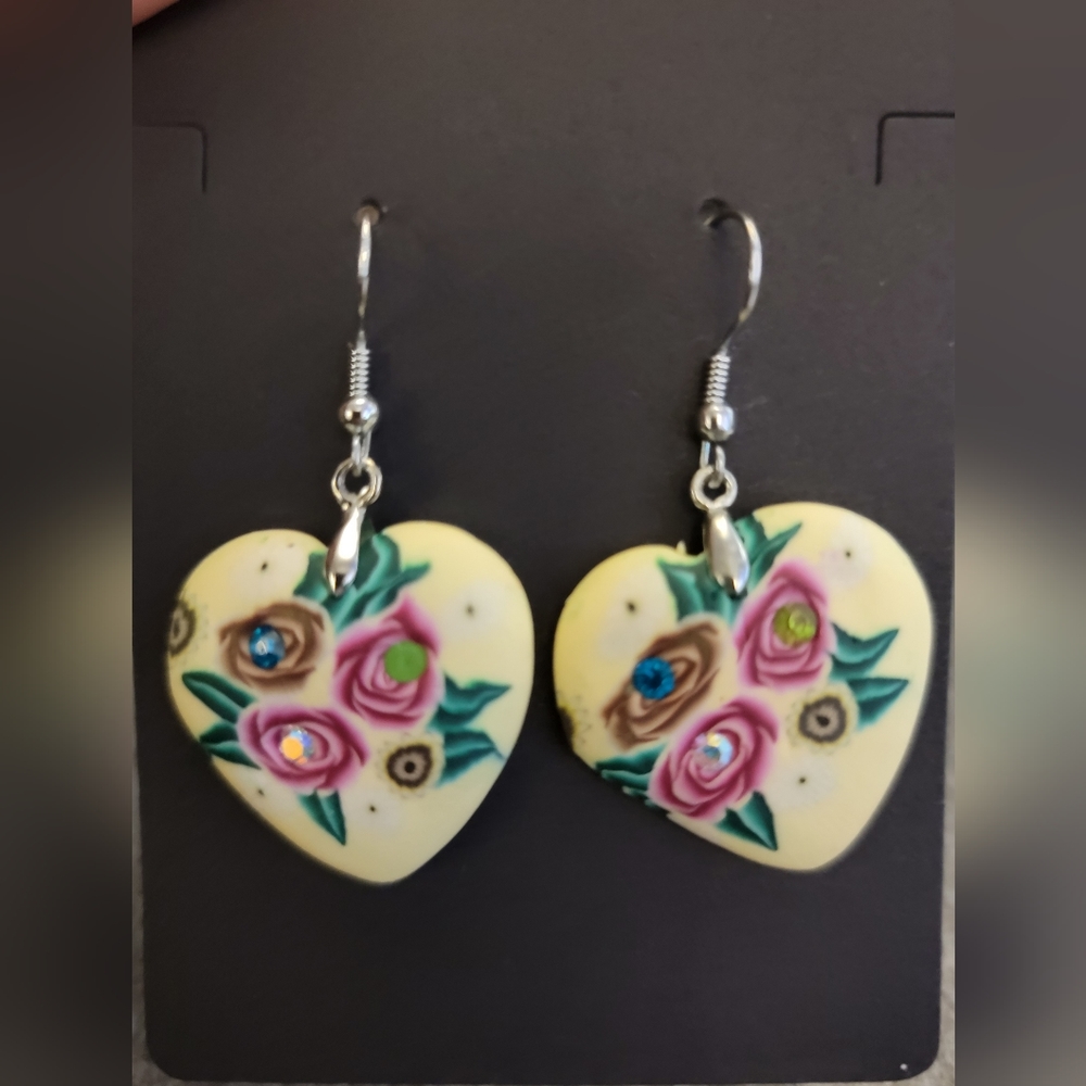 Adorable Heart Drop Earrings